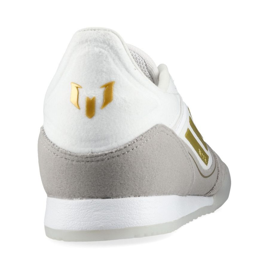 adidas F50 Messi Freestyle IN Triunfo Dorado - Blanc/Doré/Gris