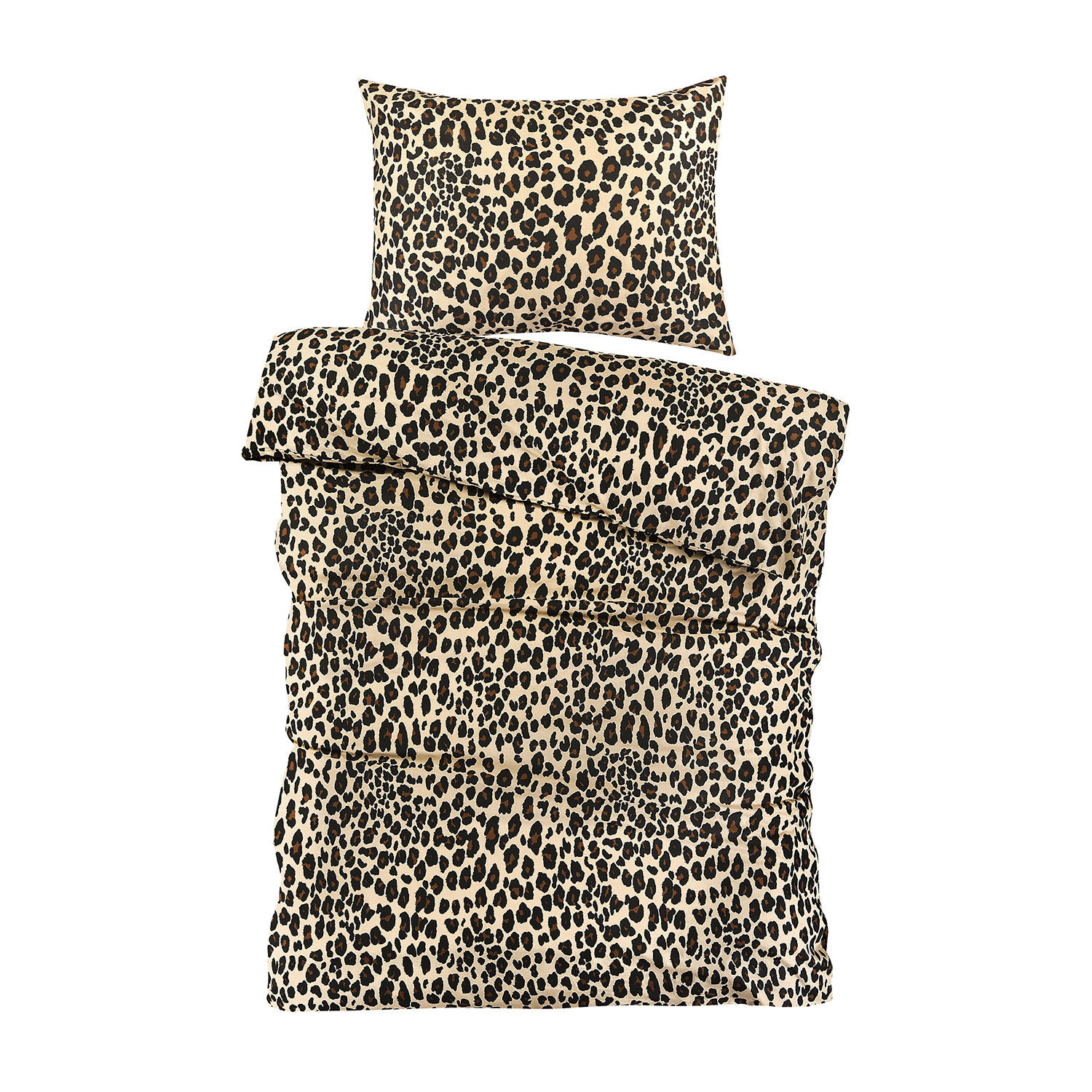Bettwäsche mit Leopardenmuster