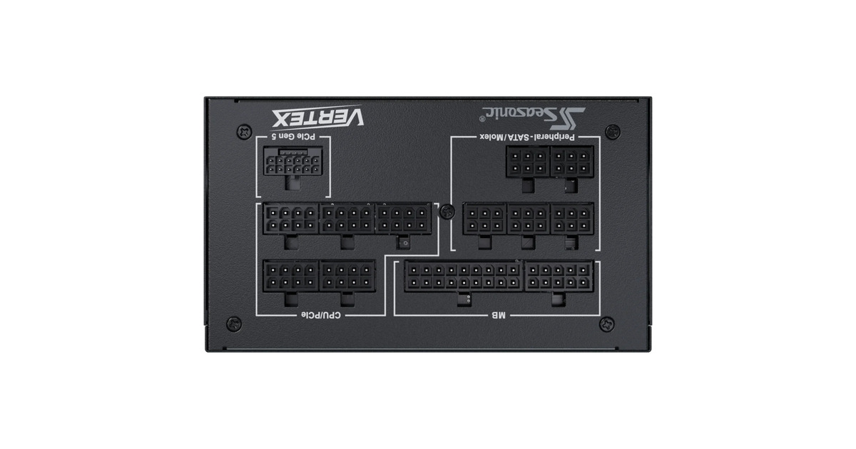 SeasonicVERTEX PX-850 modulaire 850 watt voeding   (Zwart, 1x 12V-2x6, 3x PCIe)