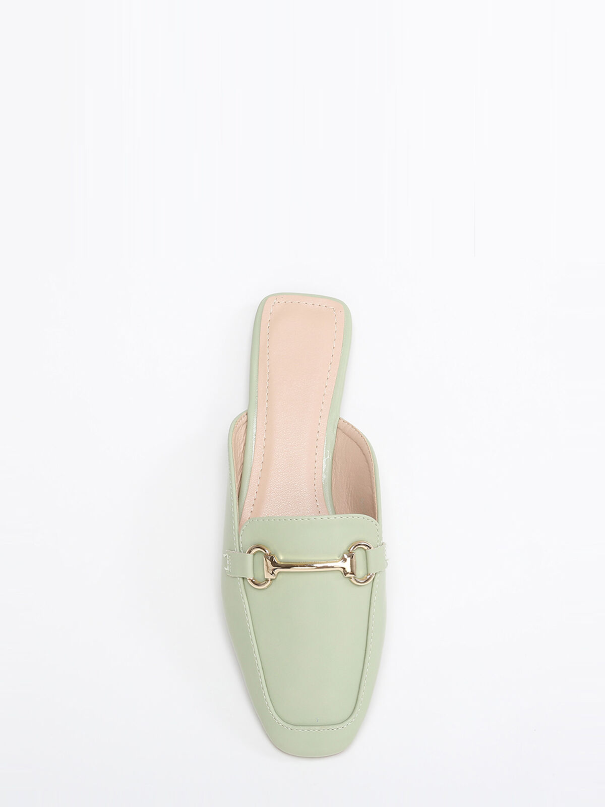 Mules mocassins- Vert
