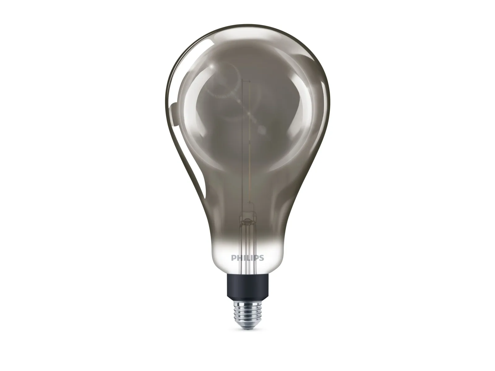 Philips Deco - LED-lyspære - form: A160 - E27 - 6.5 W (tilsvarende 25 W) - klasse A - køligt hvidt lys - 4000 K - røget