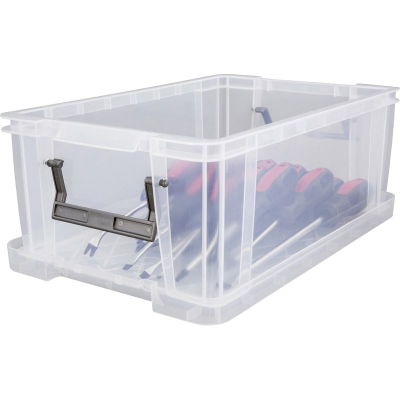 Boîte de rangement plastique 10 L WHITEFURZE Allstore - incolore