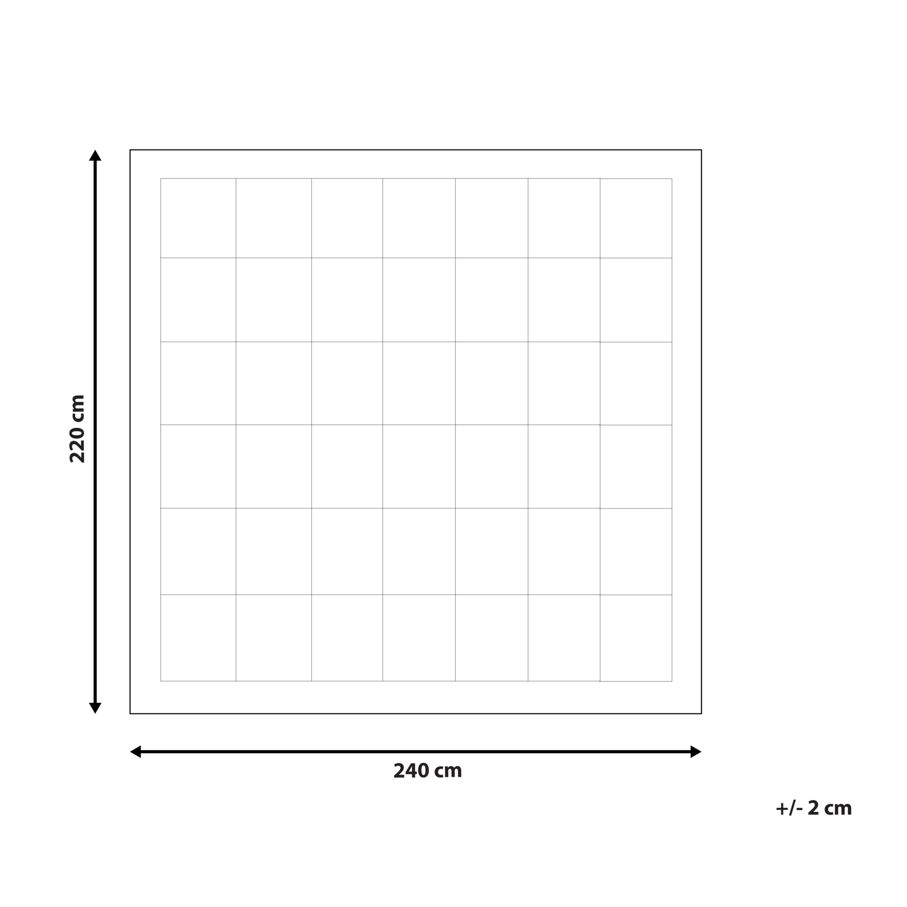 Beliani - EIGER - Dekbed medium warm - Wit - 220 x 240 cm - Eendendons