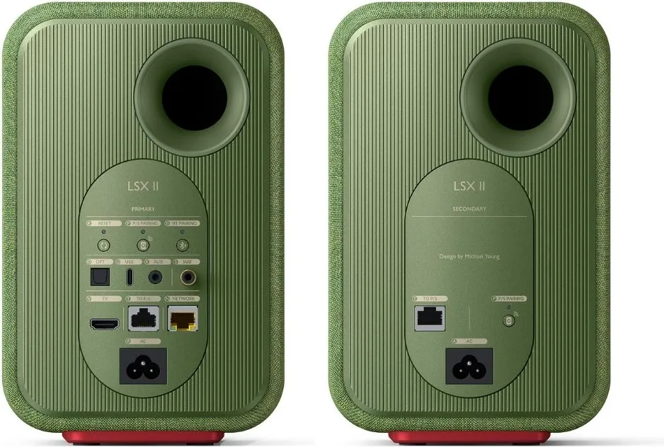 KEF LSX 2 Vert Enceintes sans fil hi-fi