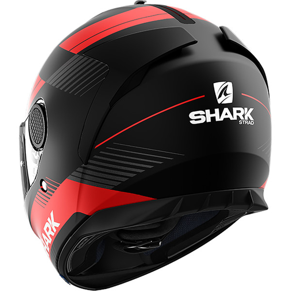 Shark - Casque Spartan Strad Noir Mat / Rouge