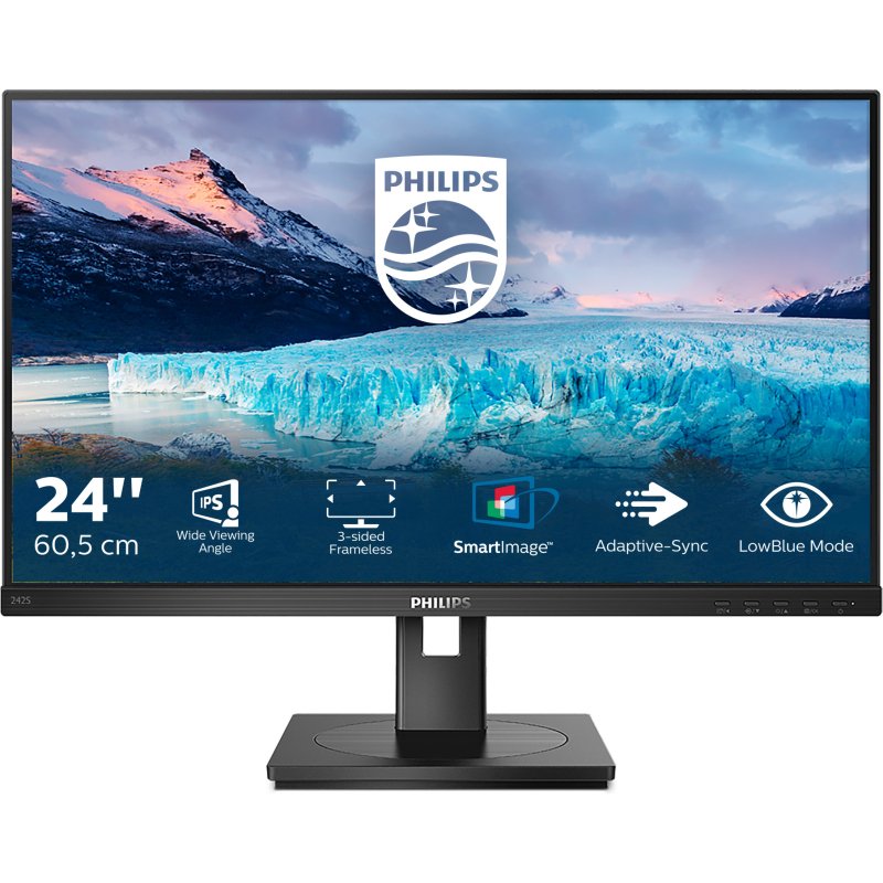Philips S Line 242S1AE/00 écran plat de PC 60,5 cm (23.8