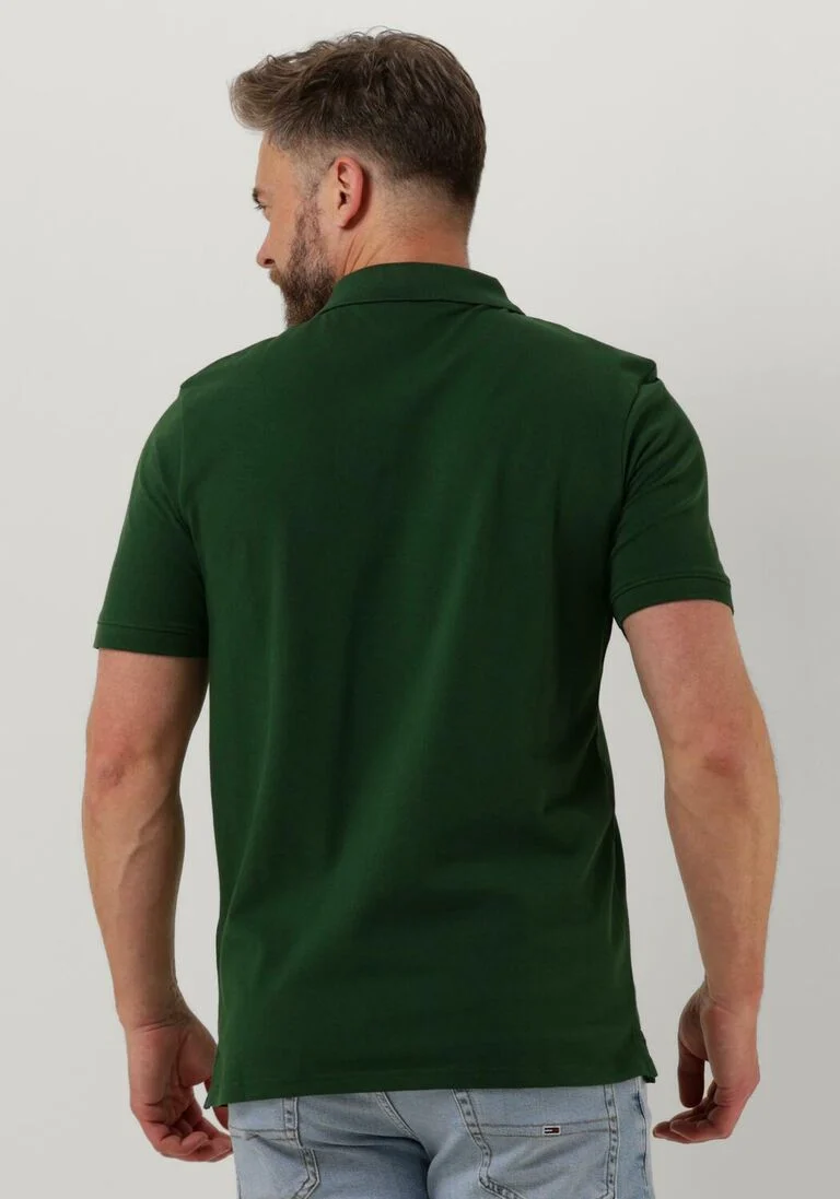 LYLE & SCOTT groene lyle & scott polo plain polo shirt