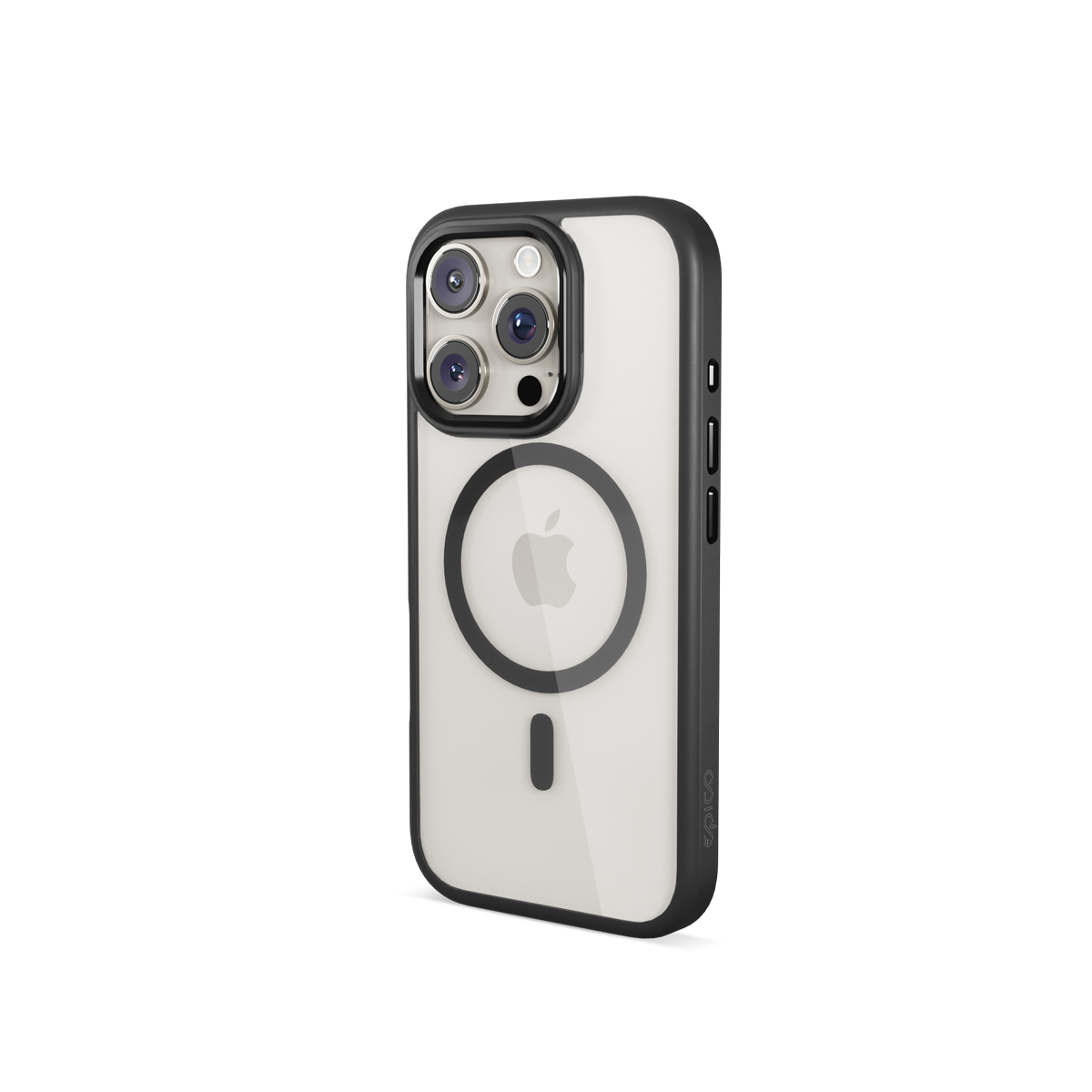 iPhone 16 Pro Mag  Hero Case Pro MagSafe Hybrid Hülle TPU Bumper (91010101300001) - Schwarz / Transparent