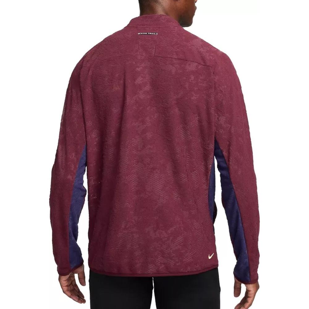 Nike T-shirt Manches Longues Marine/Rouge Homme Nike Midlayer