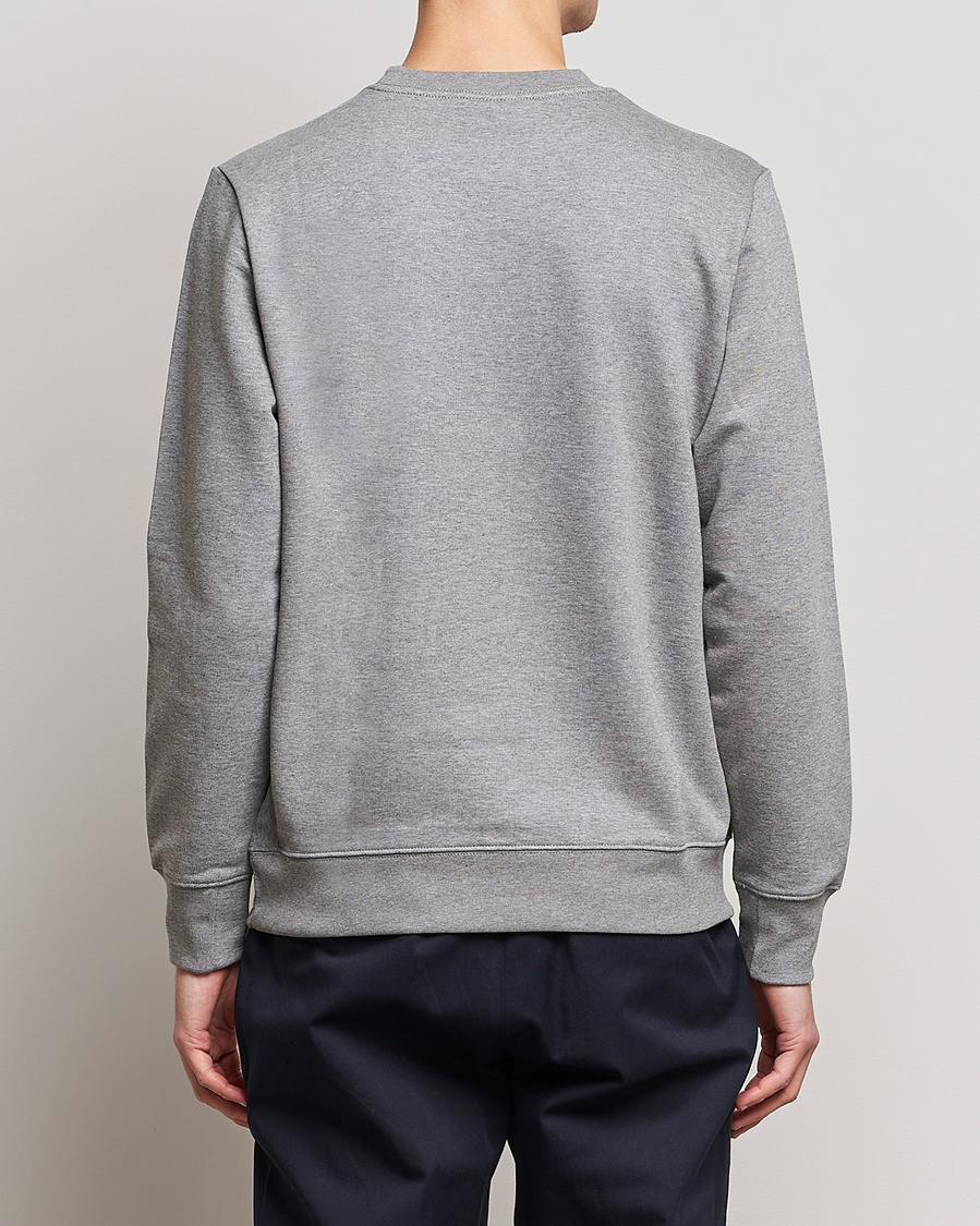 PS Paul Smith Organic Cotton Crew Neck Sweatshirt Grey Melange