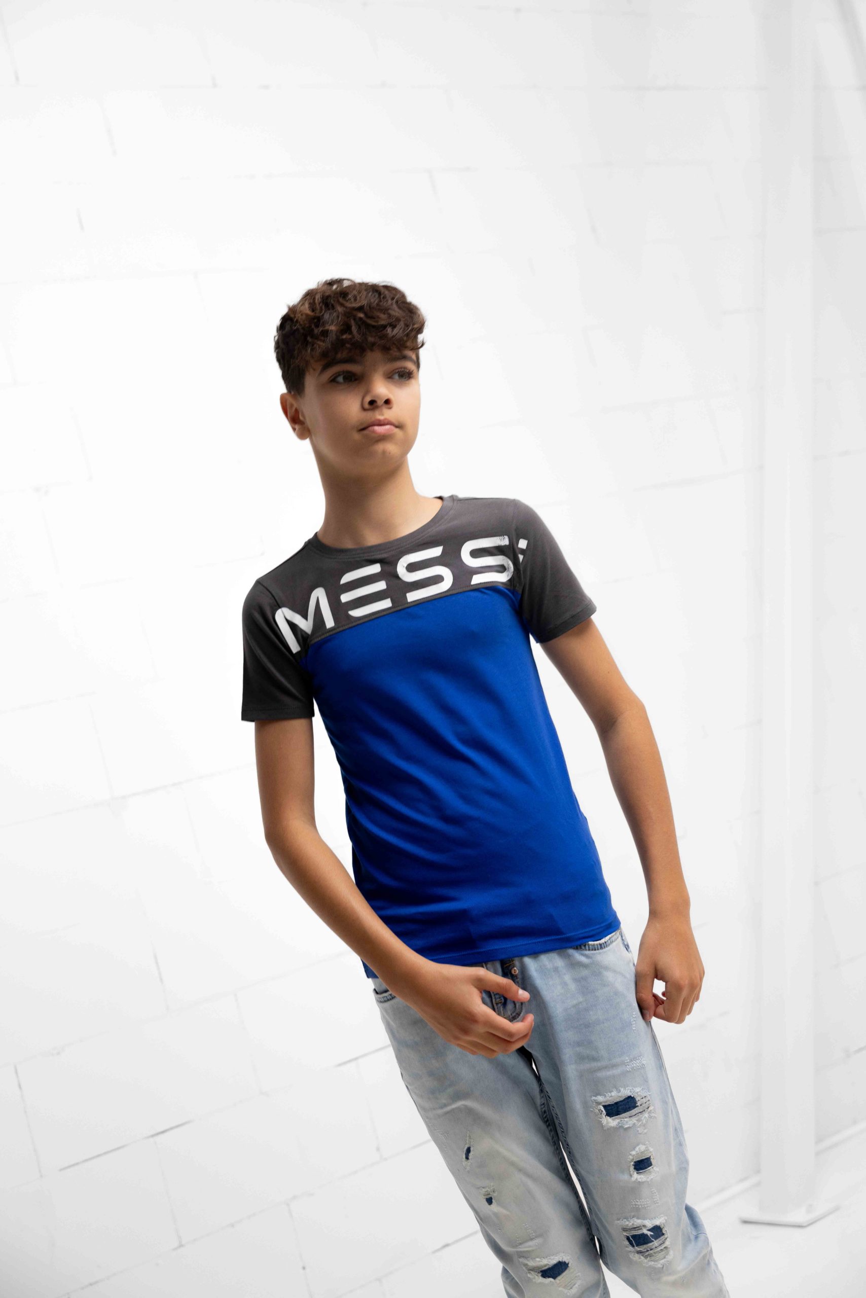 Vingino x Messi Jint T-Shirt Kids Donkerblauw