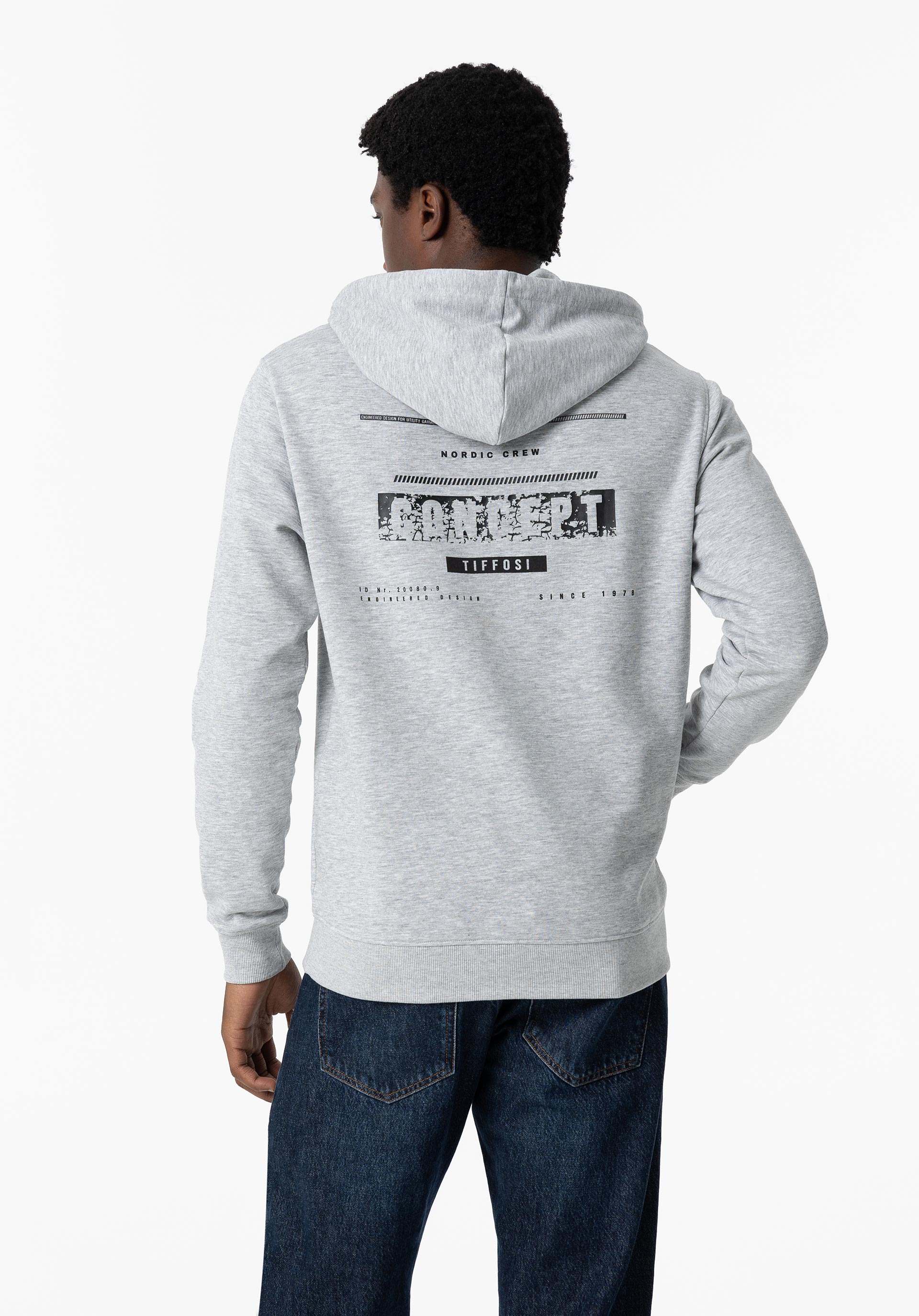 Hoodie com Estampado nas Costas