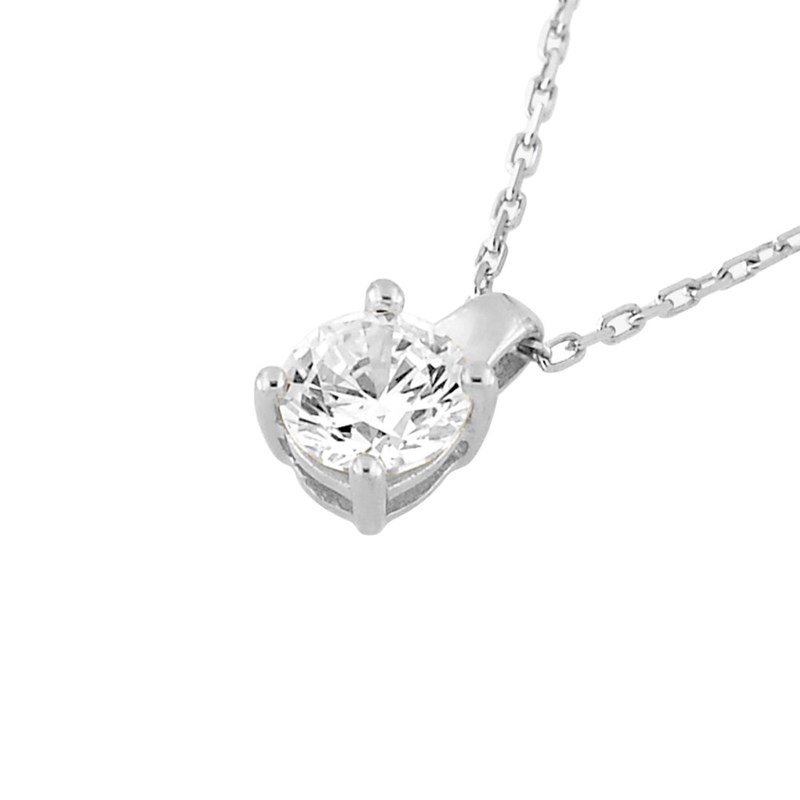 Collier Femme - Oxyde de zirconium - Or 18 Carats - Longueur : 42 cm