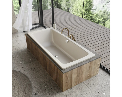 Badkuip KALDEWEI CAYONO DUO 725 80 x 180 cm warmbeige 20 mat 272500010661