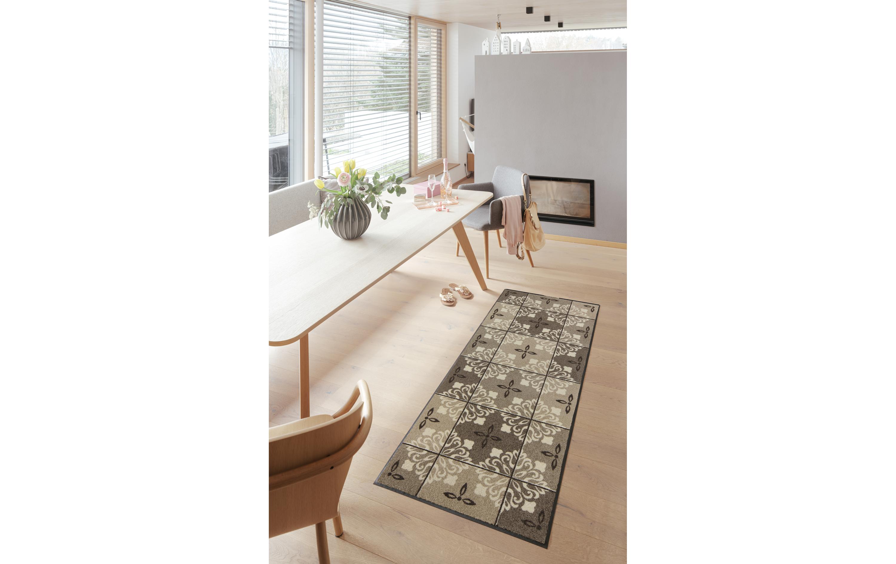Fussmatte Ornamontana 75 cm x 190 cm<br>Anti-Rutsch-Fussmatte