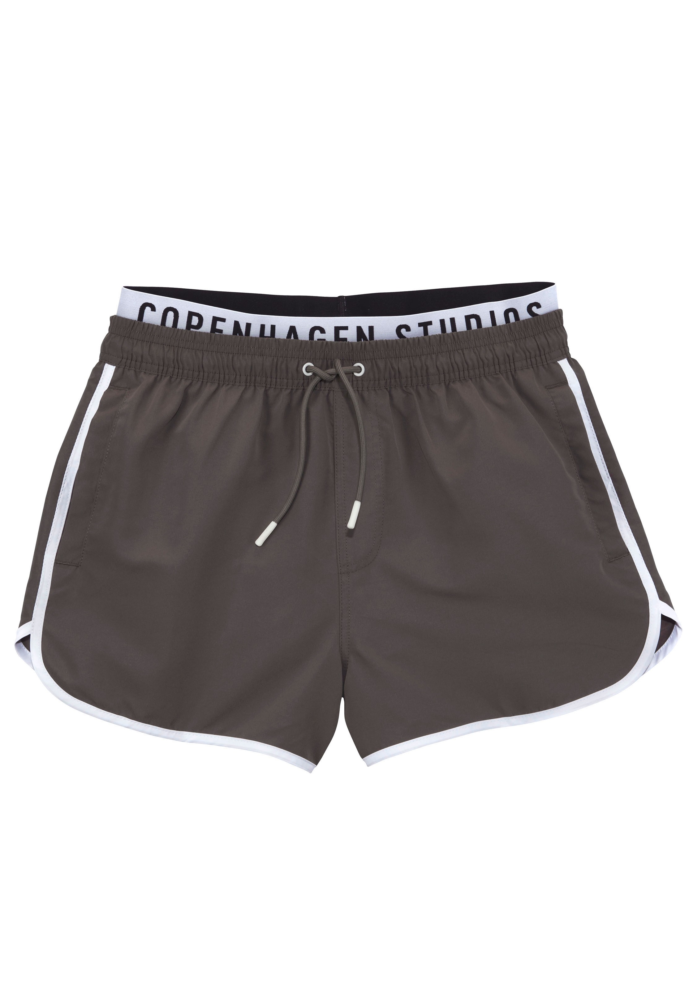 Copenhagen Studios Badeshorts mit elastischem  Bund