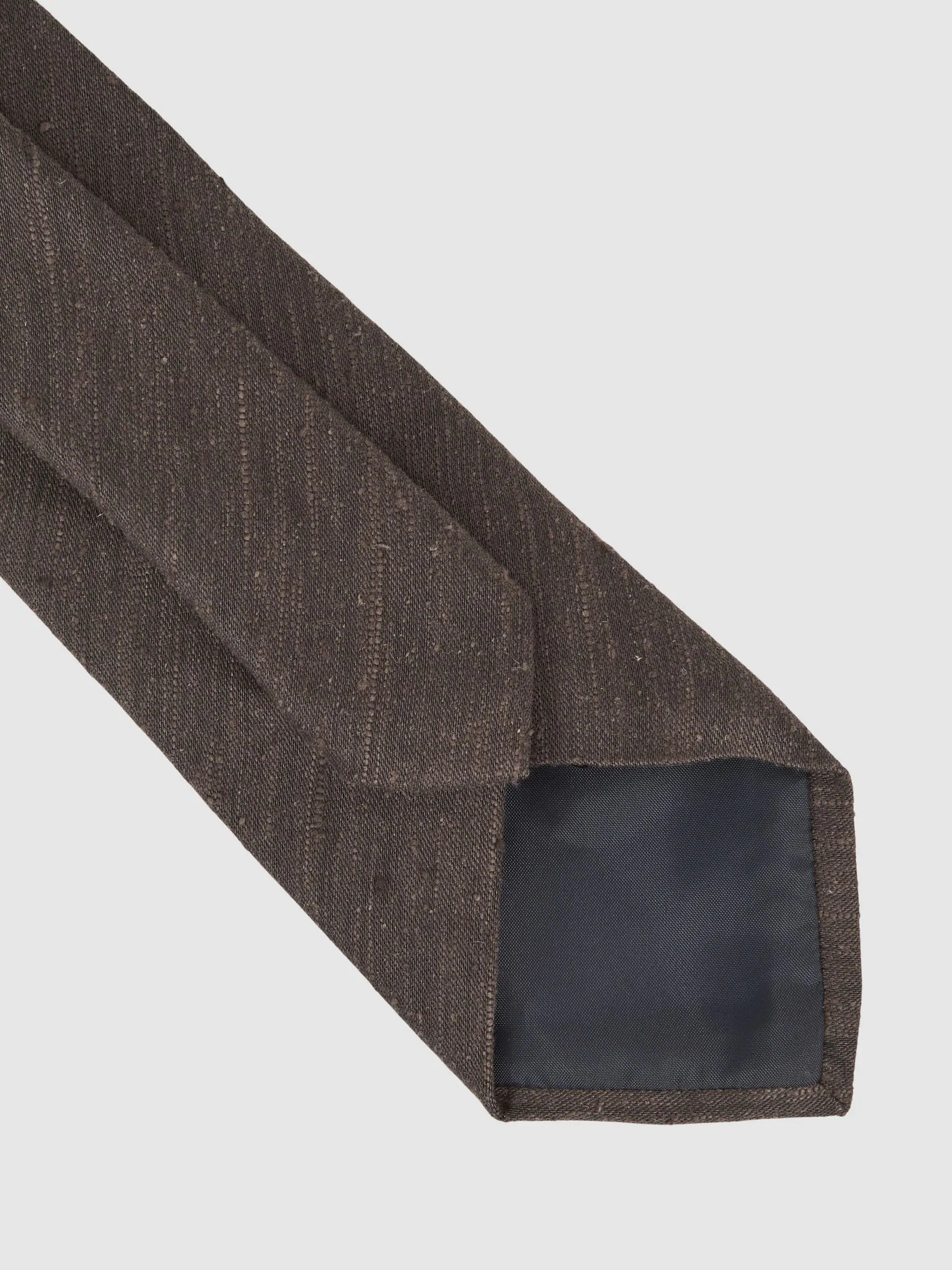 Chocoladebruin - Reiss Falco - Zijden Blend met textuur