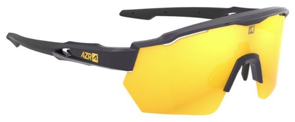 Coffret Lunettes AZR Race RX Noir Verni / Écran hydrophobe Or   Incolore