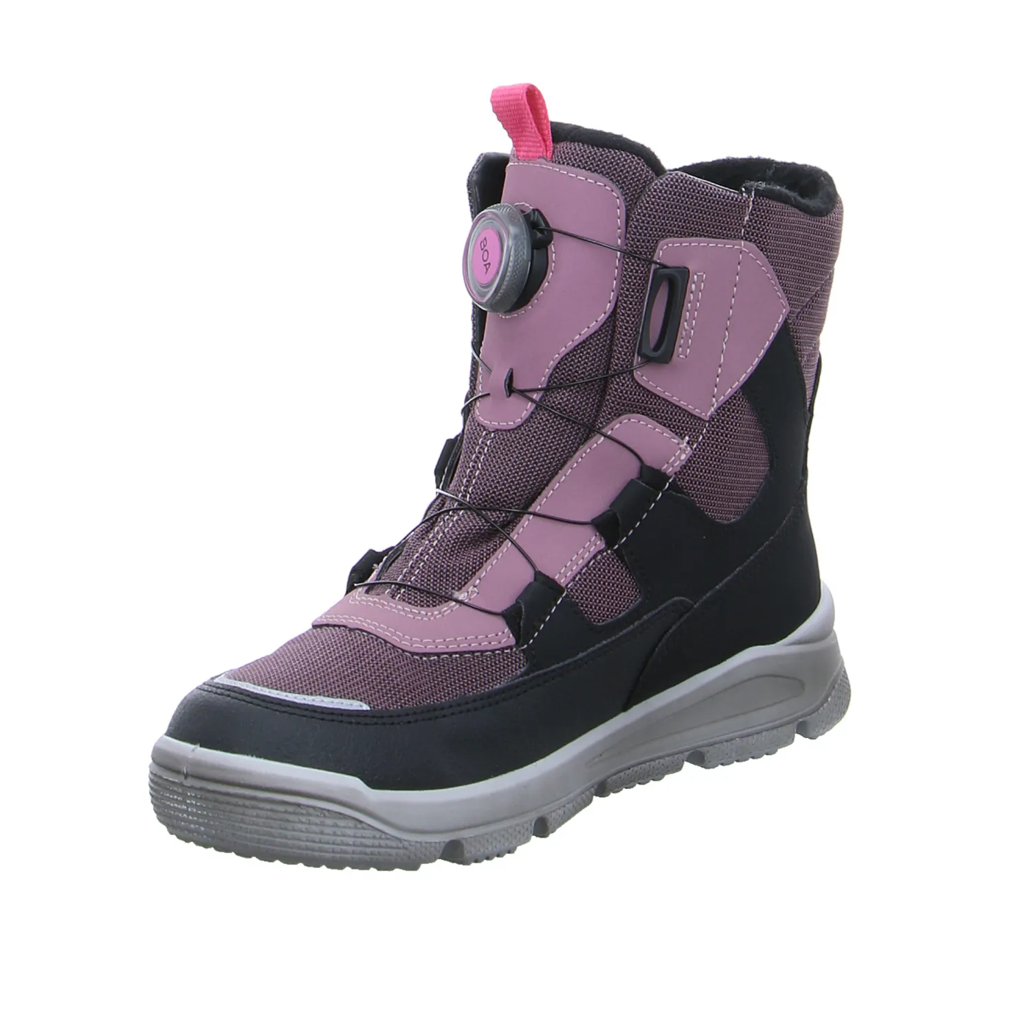 SUPERFIT Mädchen-Snowboot Membrane Violette Textil  Winterstiefel