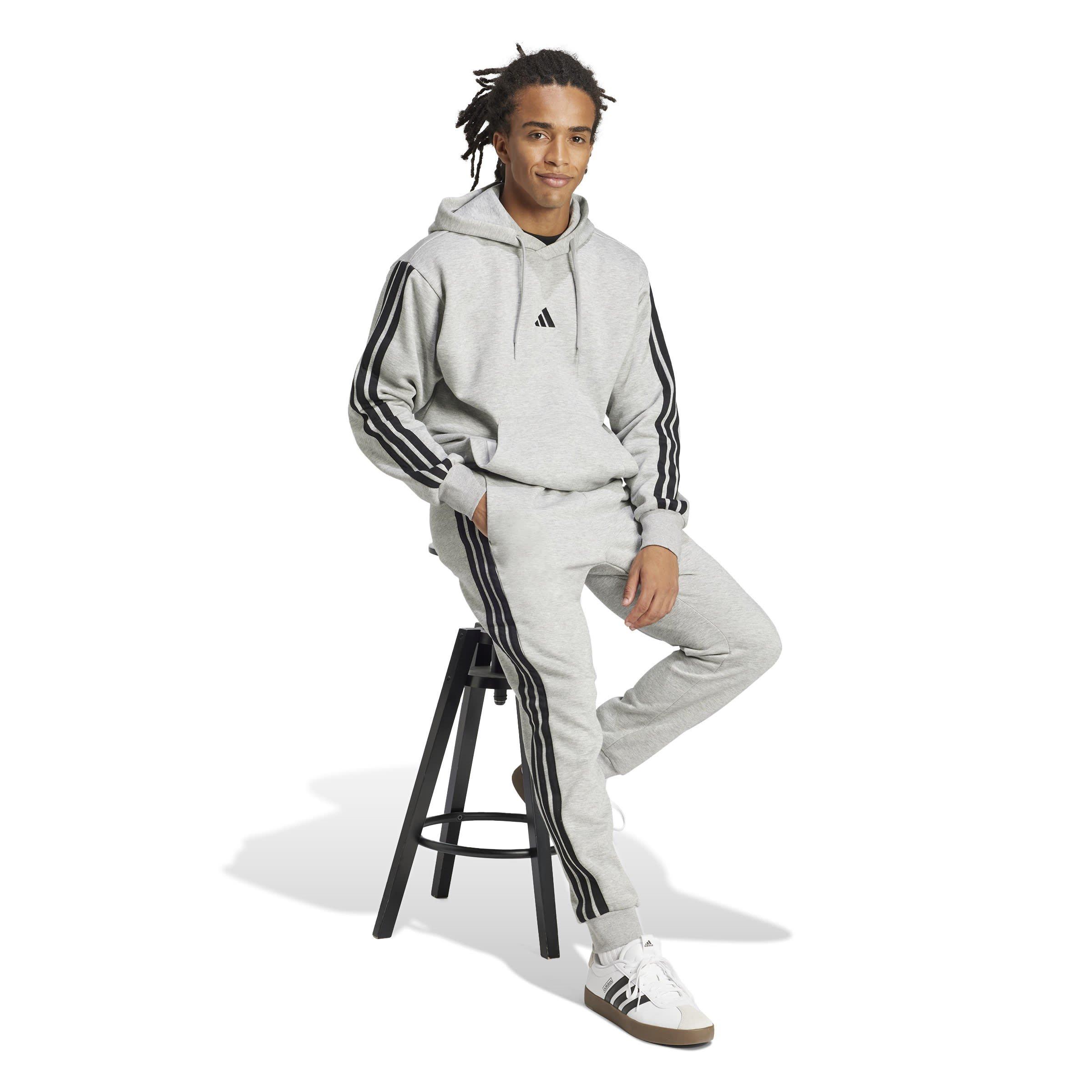 adidas Essentials Fleece Tapered Cuff 3-Stripes Joggers