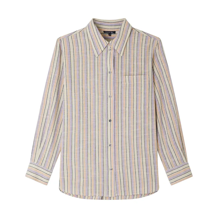 Soeur Chemise Alphée Rayures | Beige