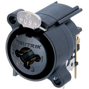 Neutrik NCJ 6 FA-H combo chassisdeel XLR & Jack