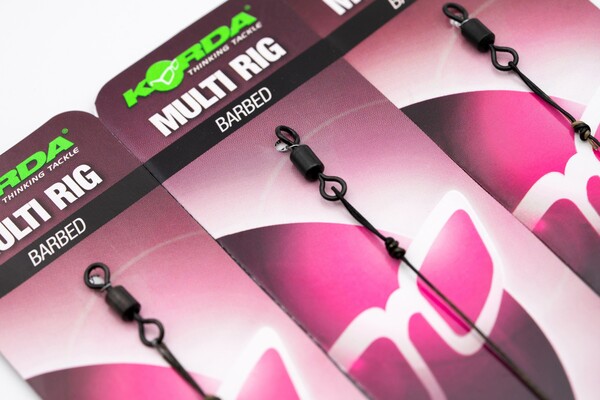 Bas de ligne carpe Multi Rig Krank Choddy Barbless Korda (30lb)