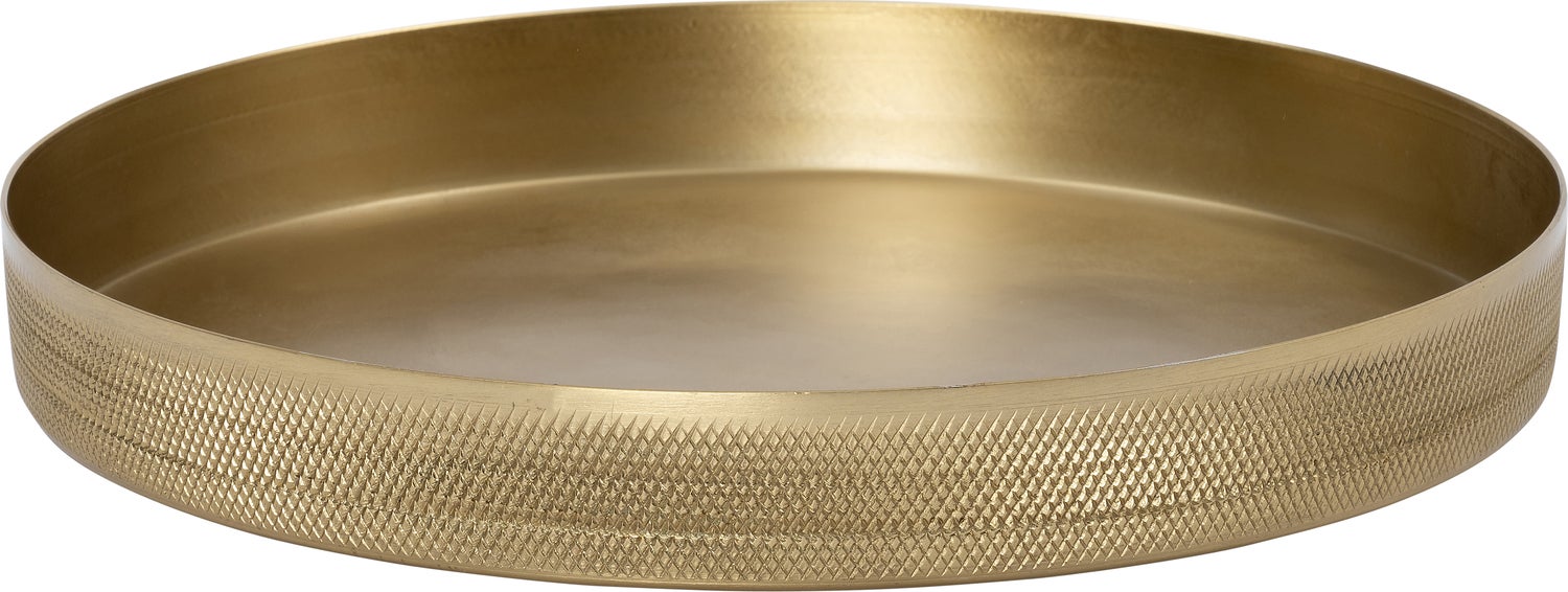 Intratuin decoratiebord Nia goud D 30 H 4 cm