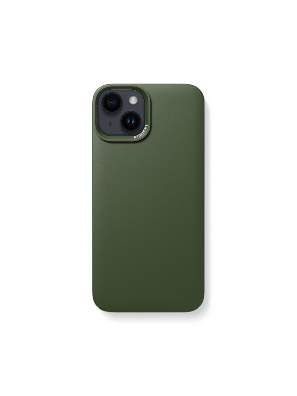 Thin mobilcover iPhone 14 | Polykarbonat. | Moss Green | NUDIENT