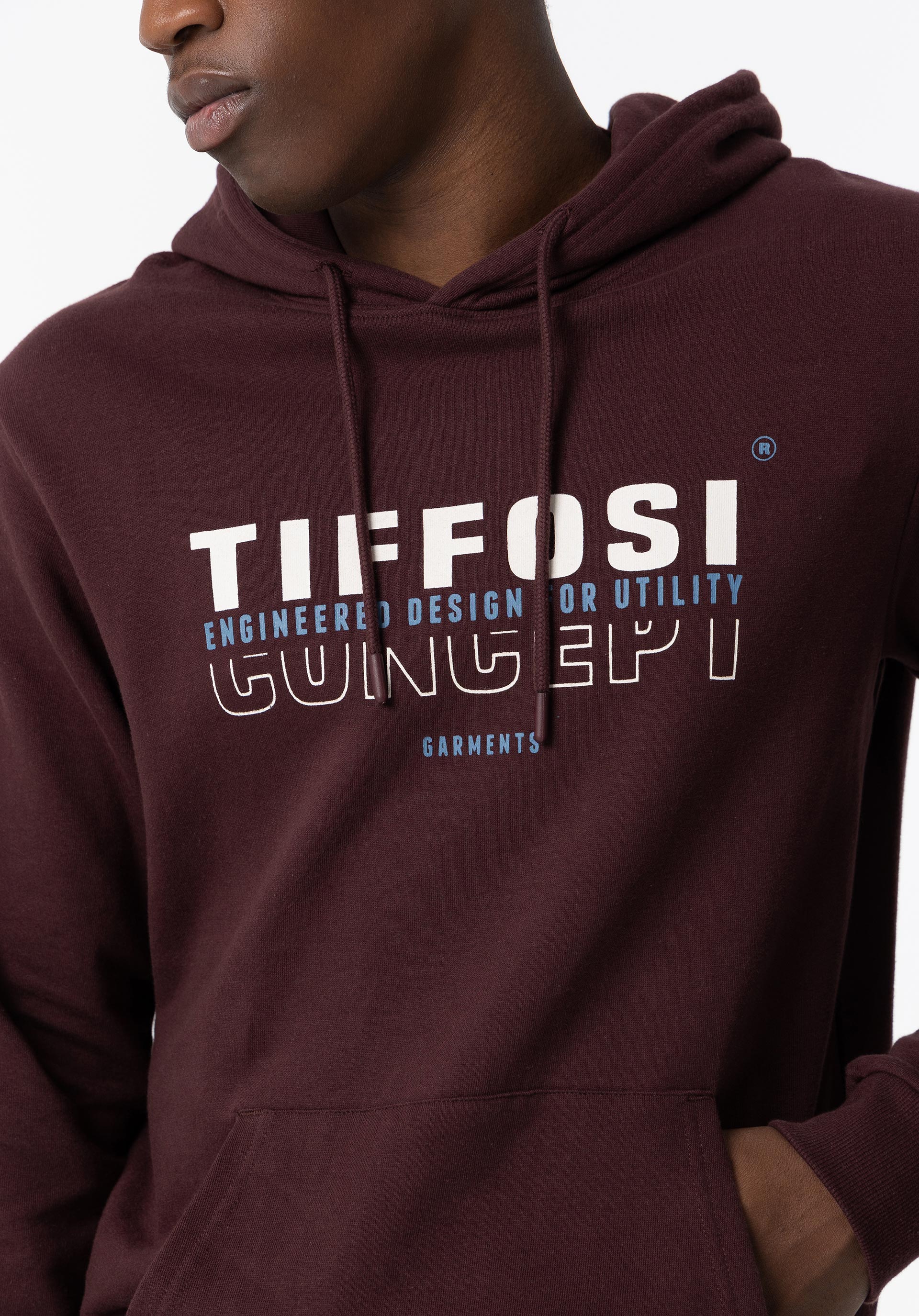 Hoodie com Estampado Frontal