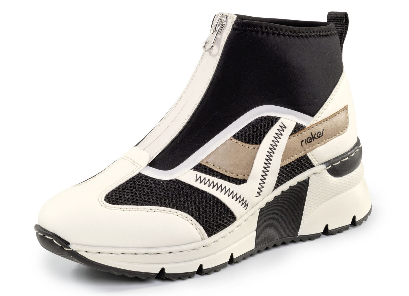 Rieker, stylische Damen-Boots, Weite G, mit herausnehmbarem Fussbett