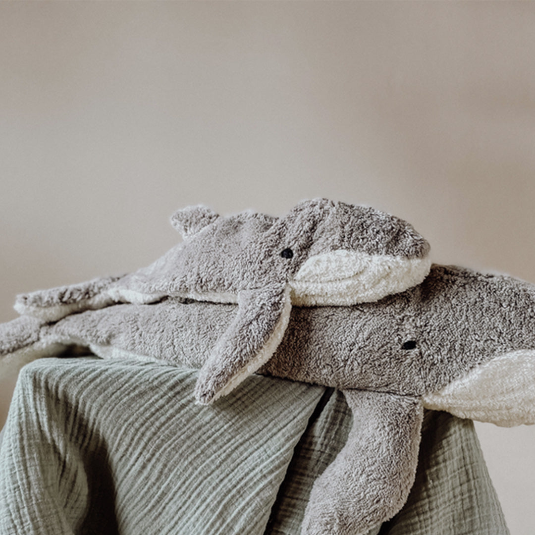 Senger warmteknuffel walvis - 38 cm