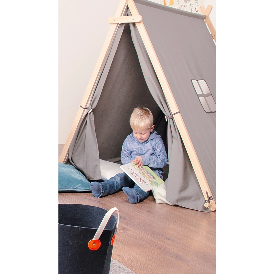 Pinolino Zelt Tipi Noah, grau