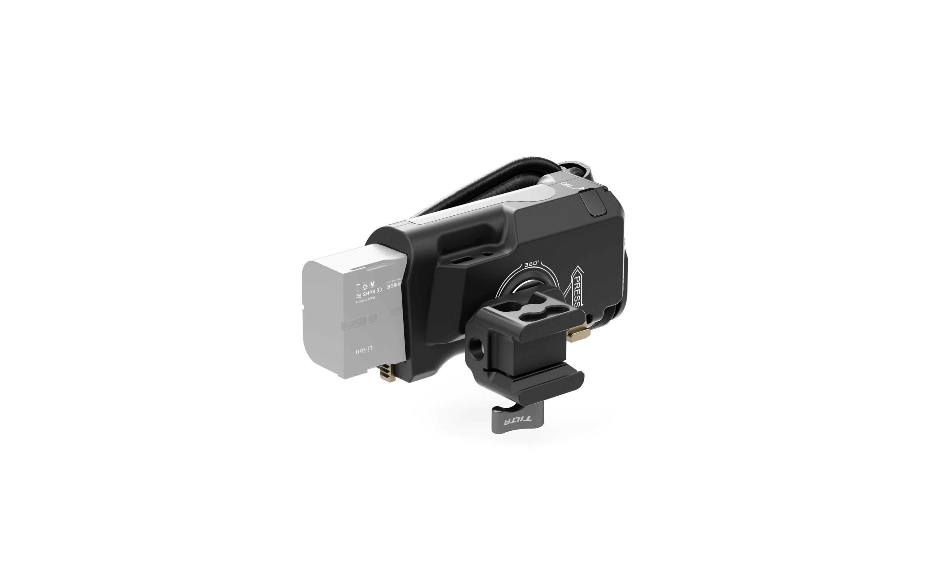 Left Side Advanced Focus Handle Type VI - Schwarz<br>Wird an der linken Seite der Tiltaing-Kamerakäfige befestigt