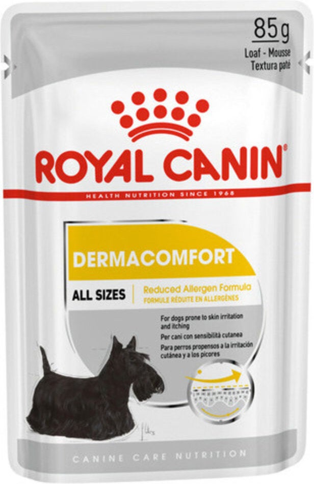 Royal Canin natvoer Canine Care Nutrition dermacomfort 85 g 12 stuks