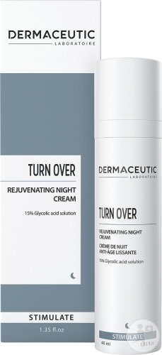 Dermaceutic Turn Over 15 Crème De Nuit Anti-Âge Lissante Flacon 40ml
