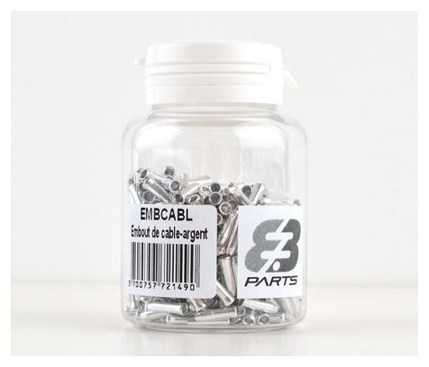 x500 Embouts de Cable Parts 8.3 Argent