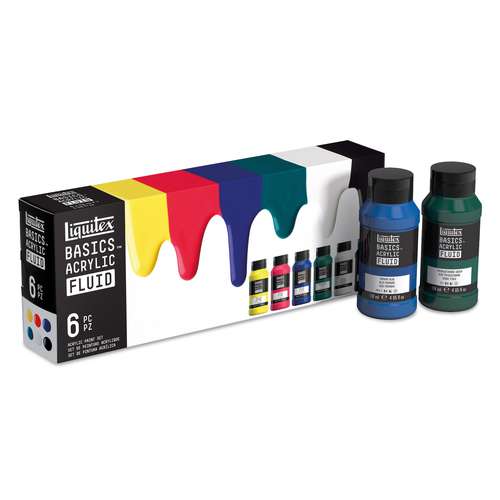 Liquitex® BASICS™ FLUID Acrylfarbe, Sets