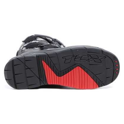 Bottes cross TCX Boots COMP KID - Noir / Blanc