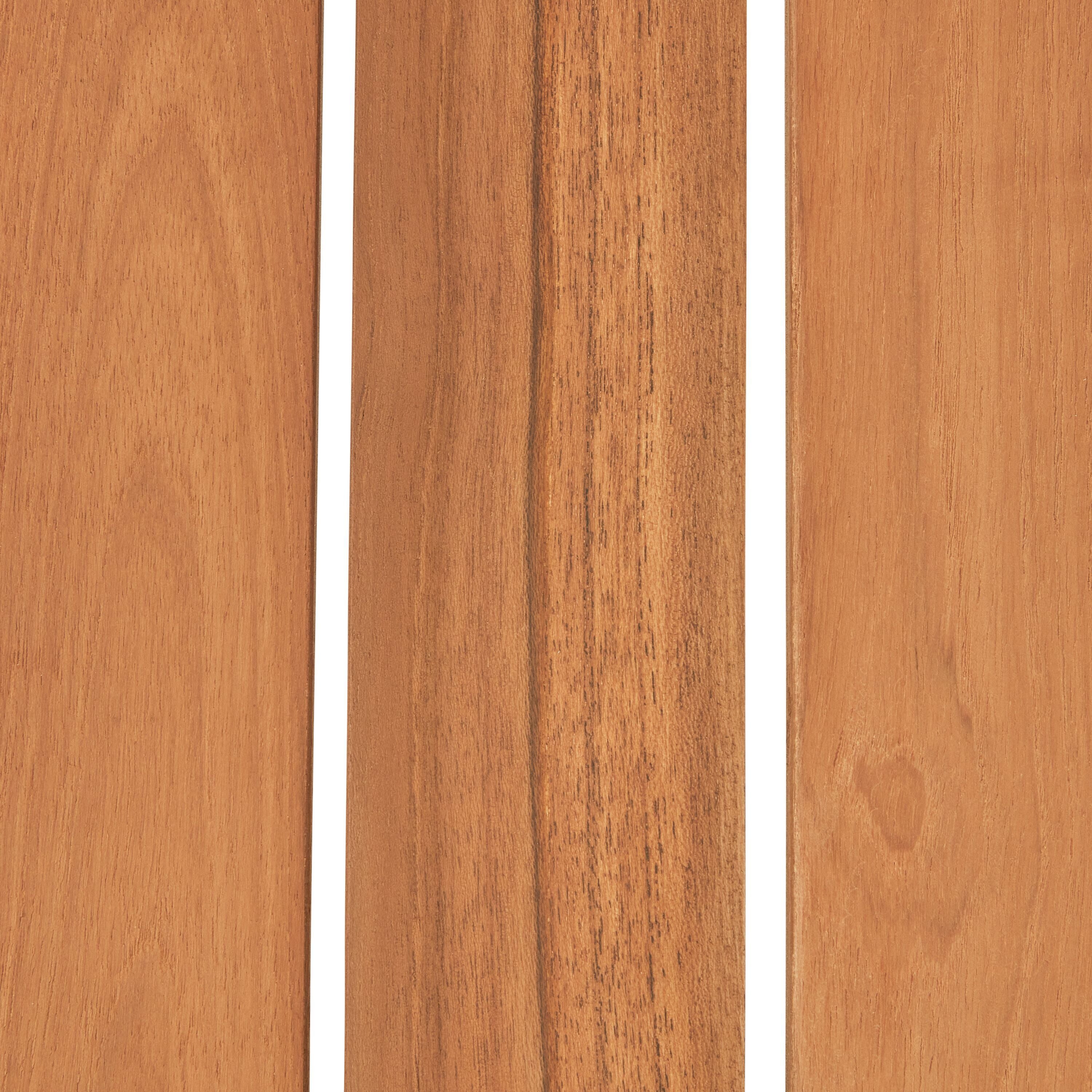 MALÉ Gartenstuhl - Holz / B: 57.5 cm x T: 56.5 cm x H: 84.5 cm