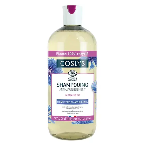 Shampoo orgânico antiamarelamento Coslys 500ml