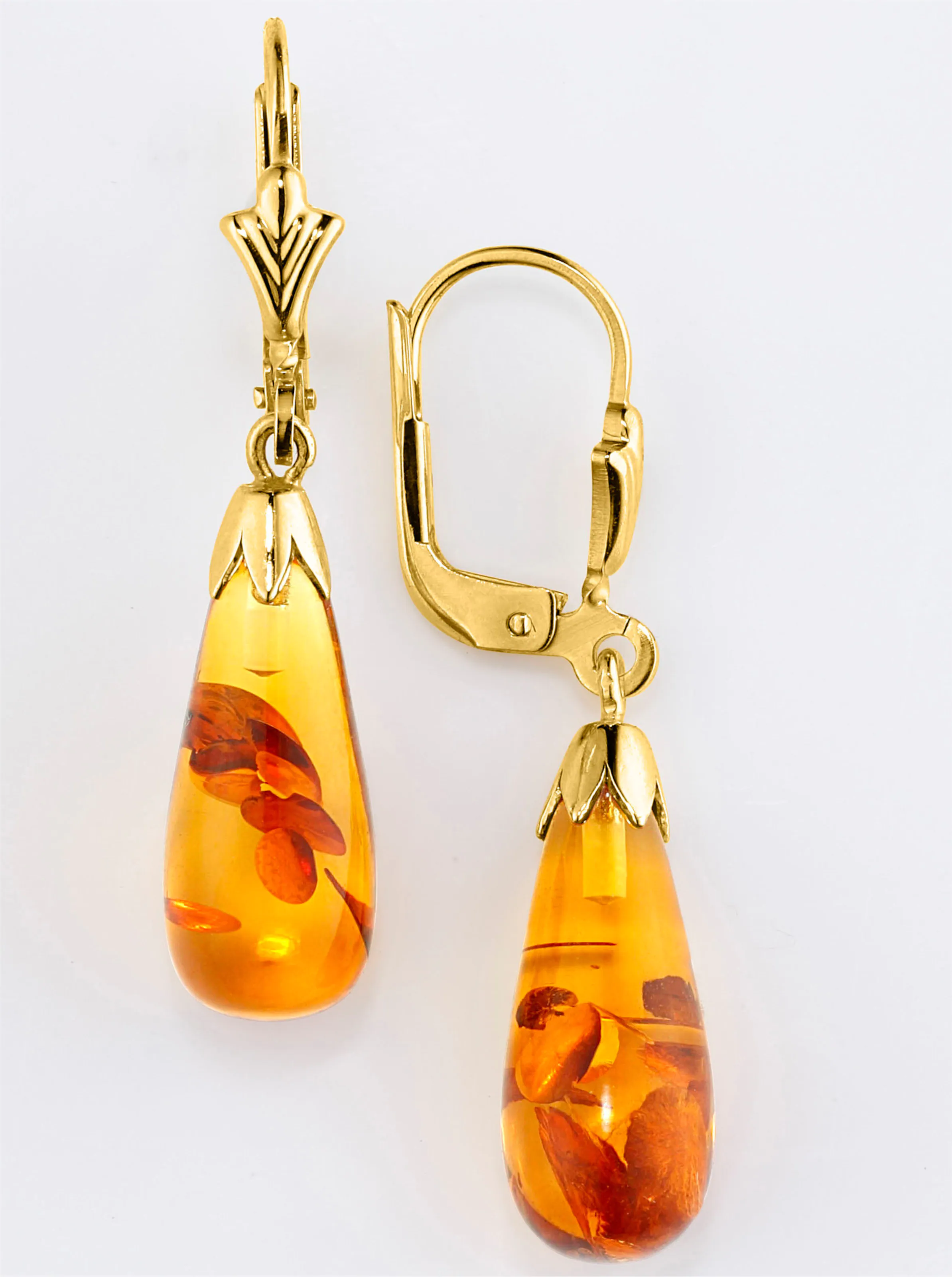 Ohrhänger in Gelbgold 375