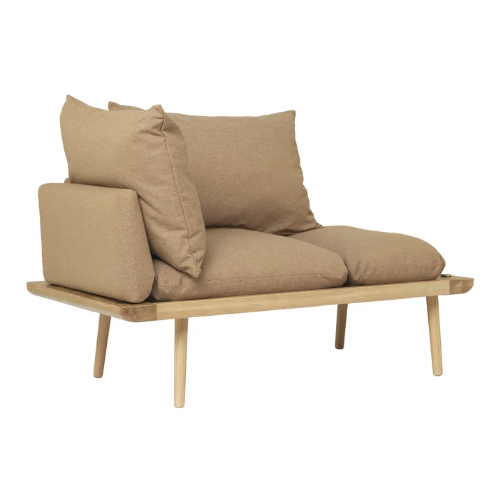 Umage - Lounge Around 1.5 Sitzer, Eiche / sugar brown