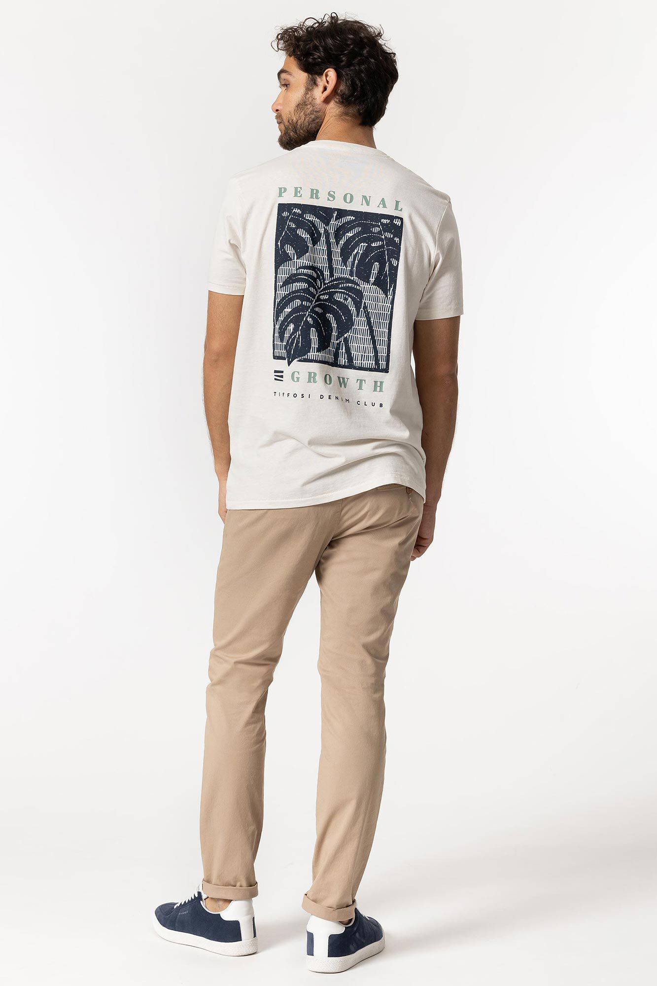 Calças chino de corte slim