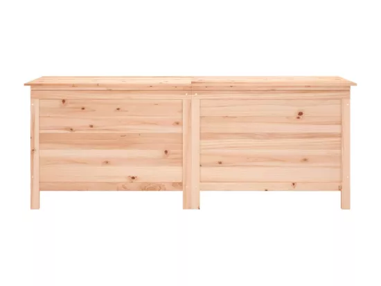 Boîte de rangement de jardin 150x50x56,5 cm bois massif sapin