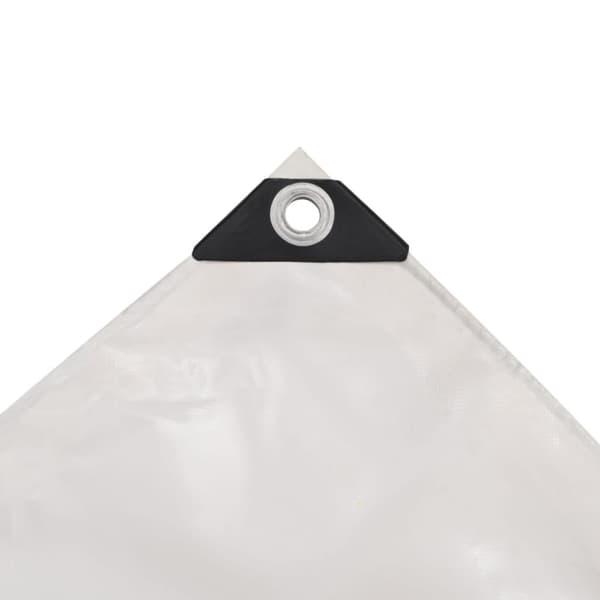 vidaXL Presenning 650 g/m² 3x3 m hvit