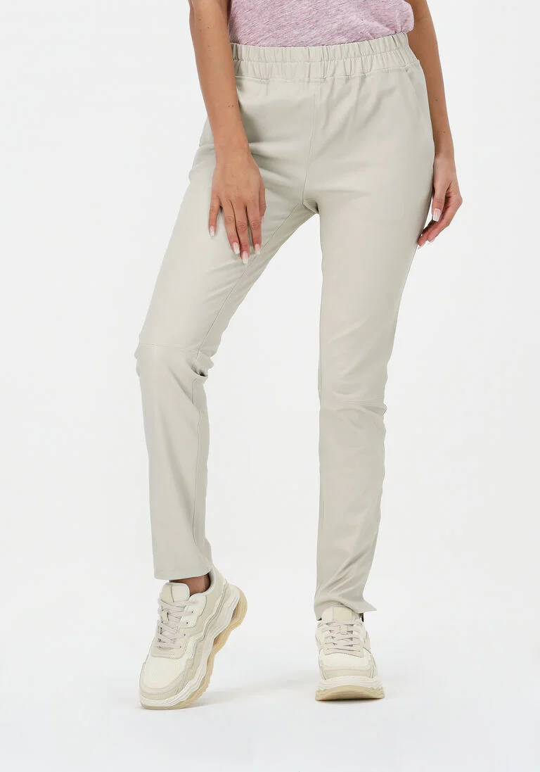 EST\\'SEVEN gebroken wit est'seven chino est'chino stretch leather