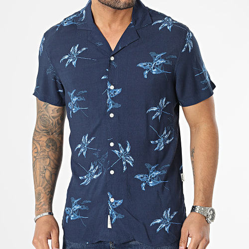Chemise Manches Courtes 20716117 Bleu Marine Floral