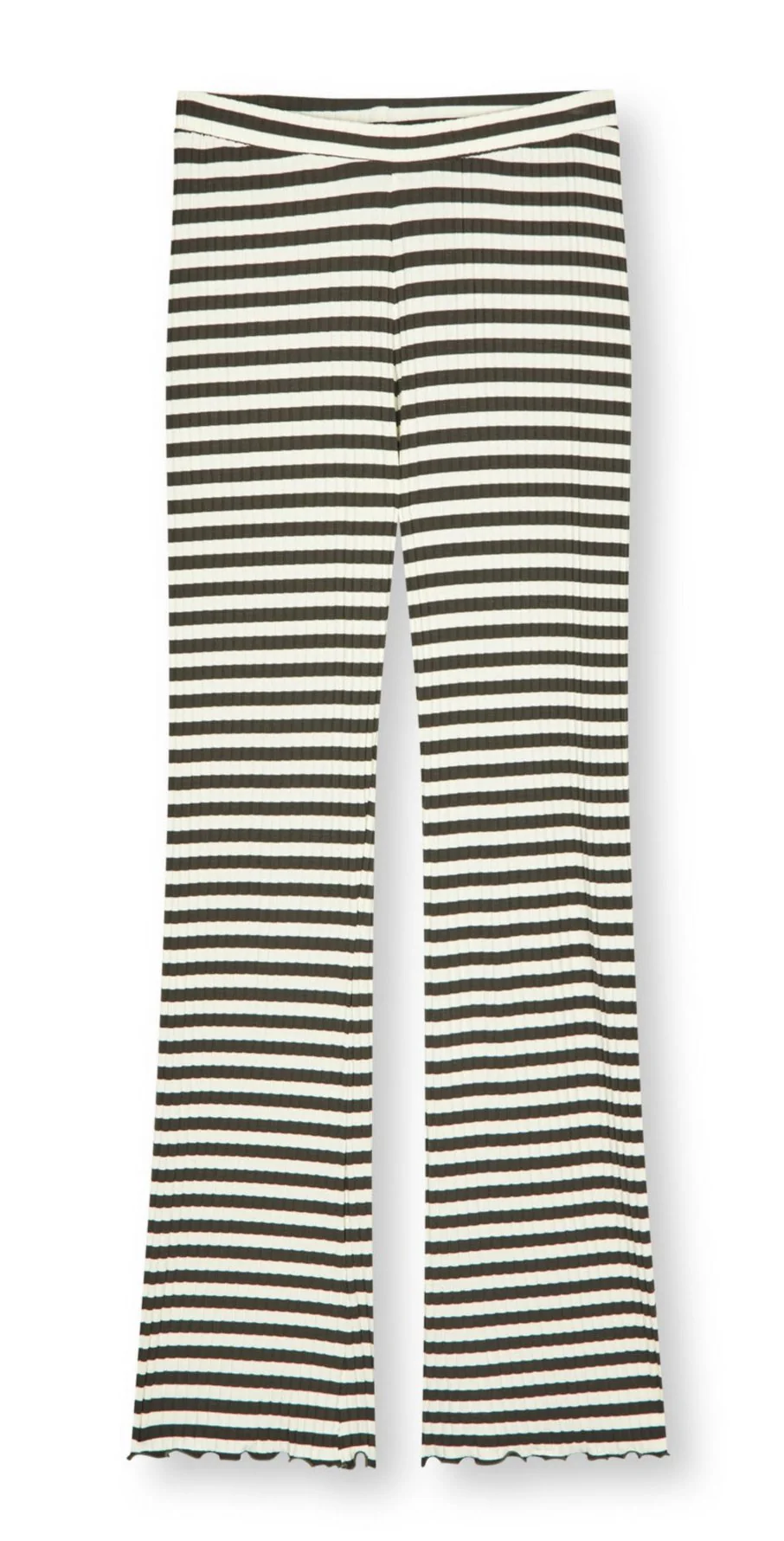 Mads Nørgaard  5X5 Stripe Lonnie bukser - Rosin/Vanilla Ice