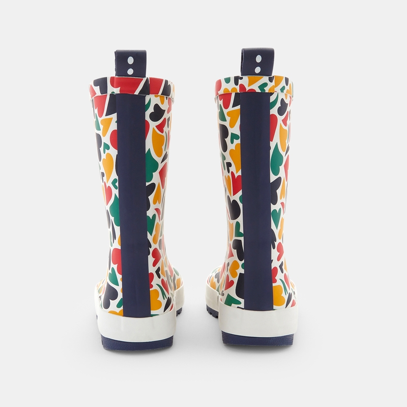 Bottes de pluie cœurs fille